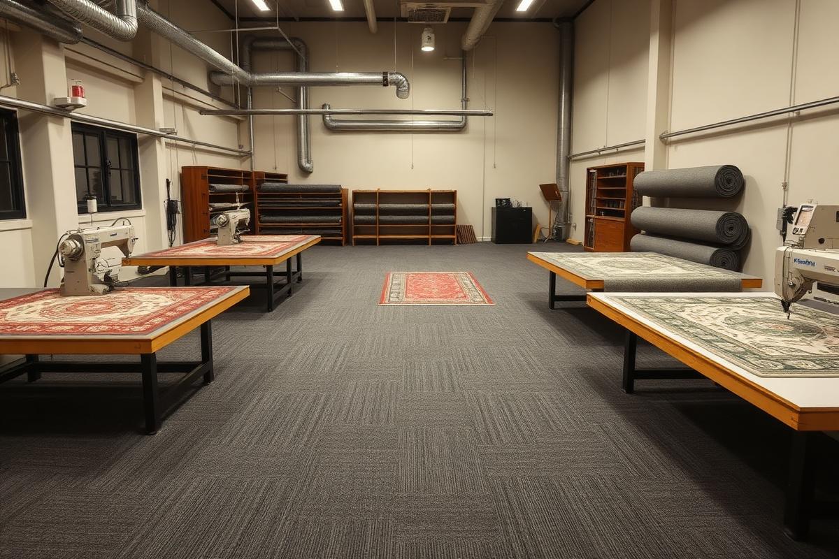 Enterprise Floors carpet and rug workroom in Naples, Florida